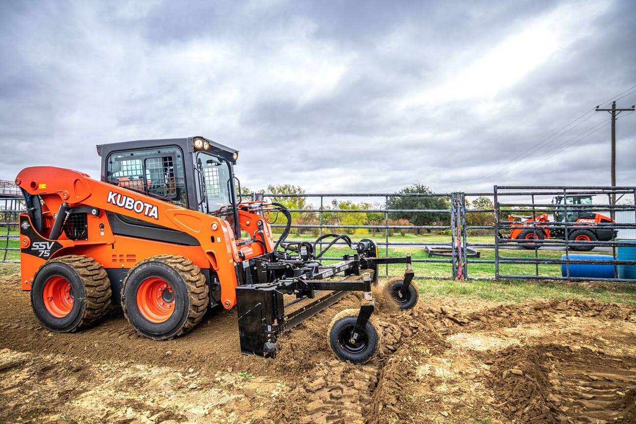 Gas Powered Rock Rake SR27 SERIES POWERED RAKES - Brooks Sales, Inc.